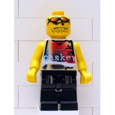 nba055 Basketball Street Player, Tan Torso and black Legs 